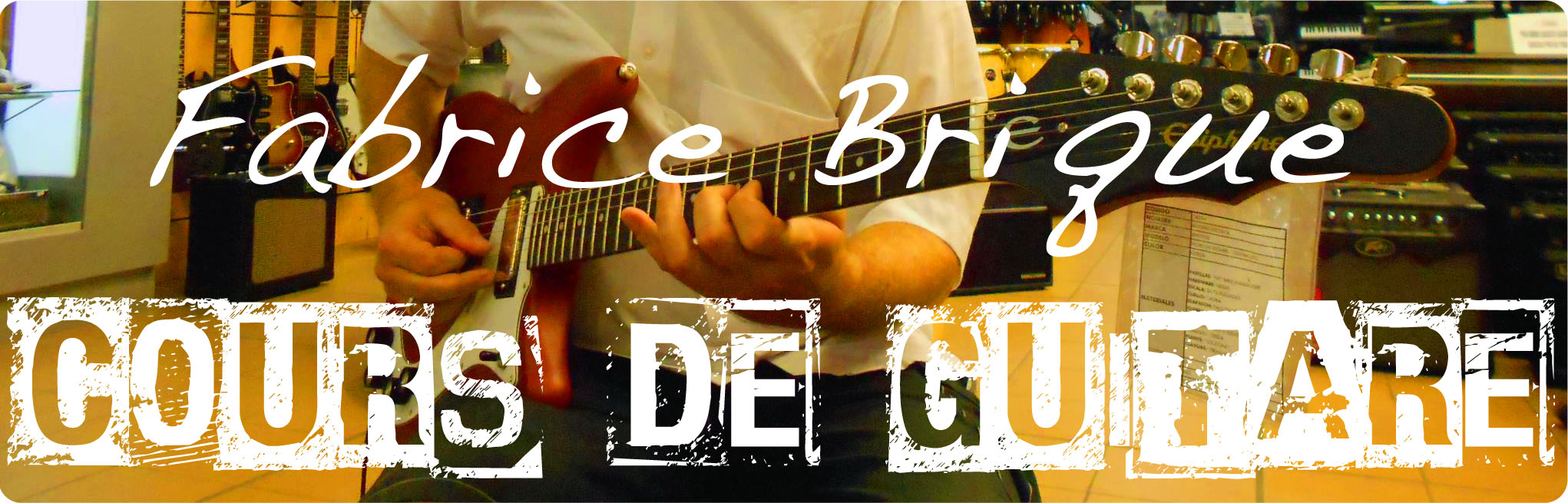 Fabrice Brique - cours de guitare